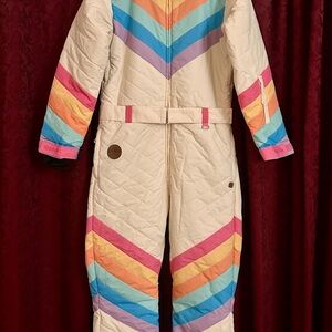 Tipsy Elves Multicolor Chevron Jumpsuit